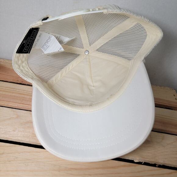Rip Curl Low Profile Snap Back Cream Trucker Hat Floral "Estd 1969" - Picture 6 of 8